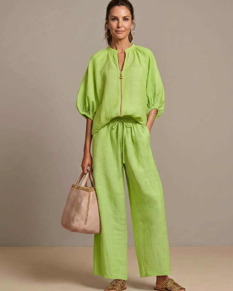 Sabrina | Jacken-Oberteil-Set - - - Cow Clothing