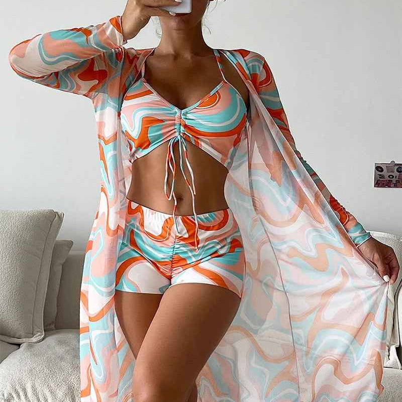 Muse® | 3-teiliges bedrucktes Bikini-Set