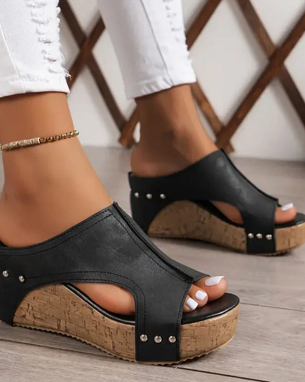 Orthopädische Sandalen – ergonomischer Komfort und ganztägige - Schwarz - Damen > Sandalen > Orthopädisch - Concept Fashionlab