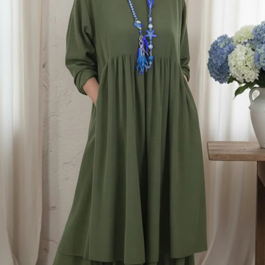 Mühelos bequemes Kleid Damen