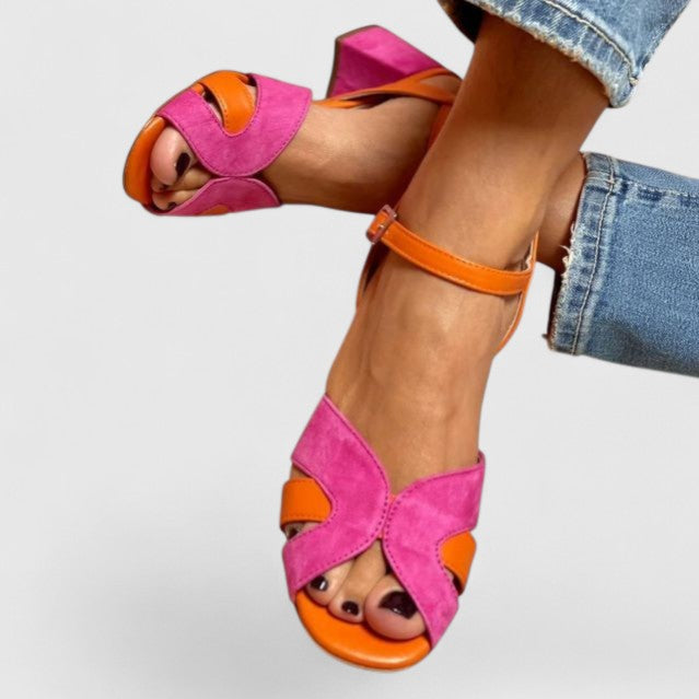 Damen Devynne Orthopädische High-Heels — ganztägiger Komfort und - Rosa - Damen > Sandalen > Orthopädisch - Concept Fashionlab
