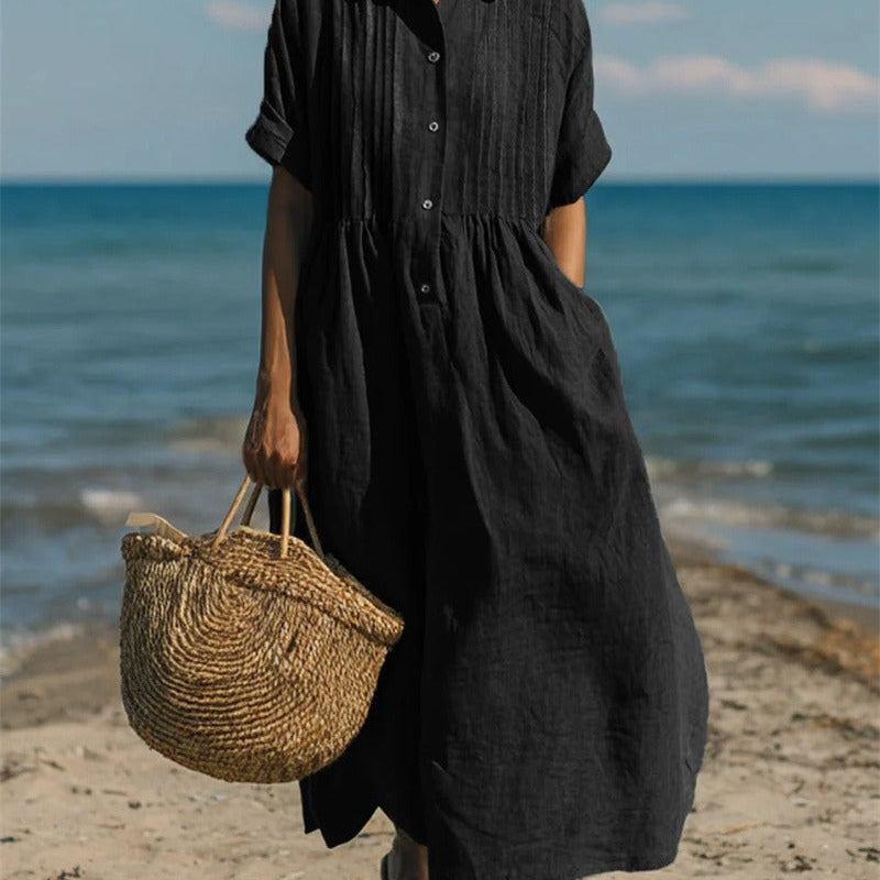Alice | Hemdkleid mit Knöpfen
