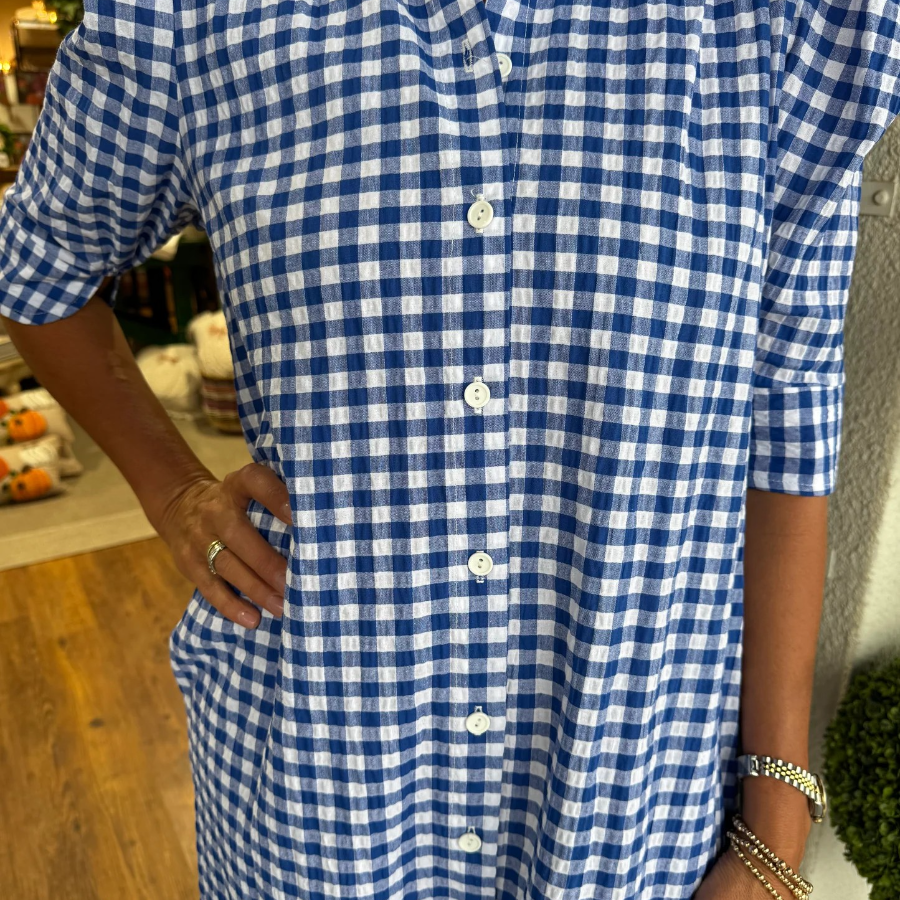 Deva | Klassisches Gingham-Kleid
