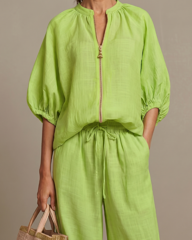 Sabrina | Jacken-Oberteil-Set - - - Cow Clothing