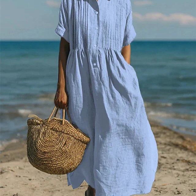 Alice | Hemdkleid mit Knöpfen