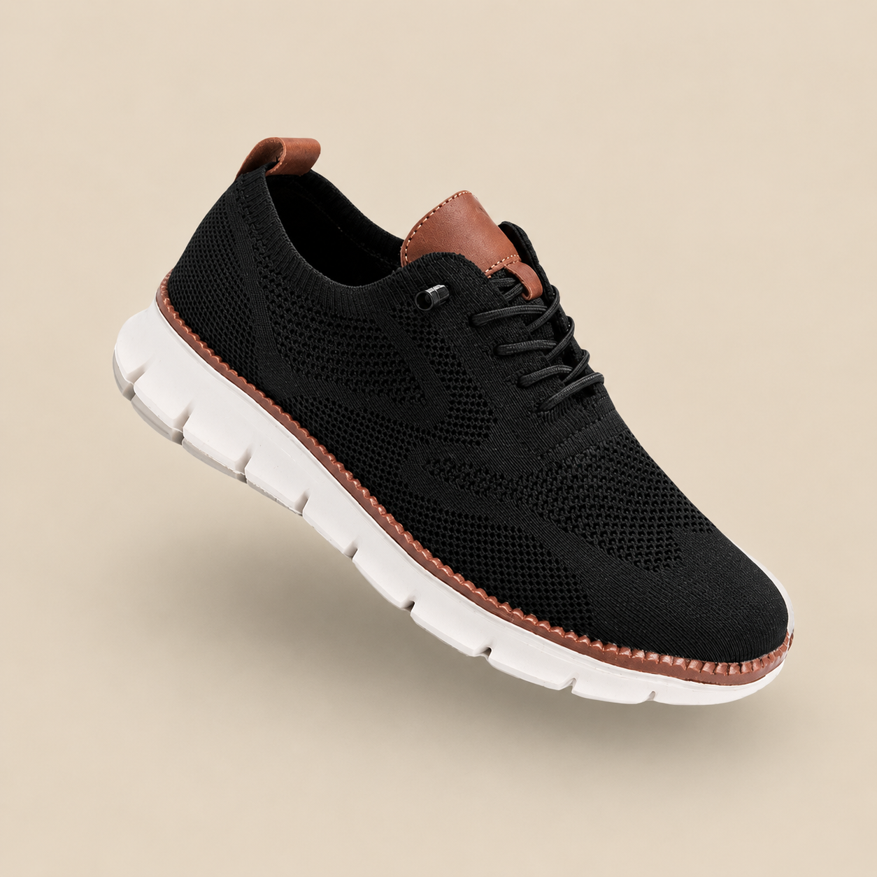 All-Day Ultra-Komfort-Walker mit gepolsterter Unterstützung - Doppel-Schwarz - Walking Shoes - Concept Fashionlab Boutique