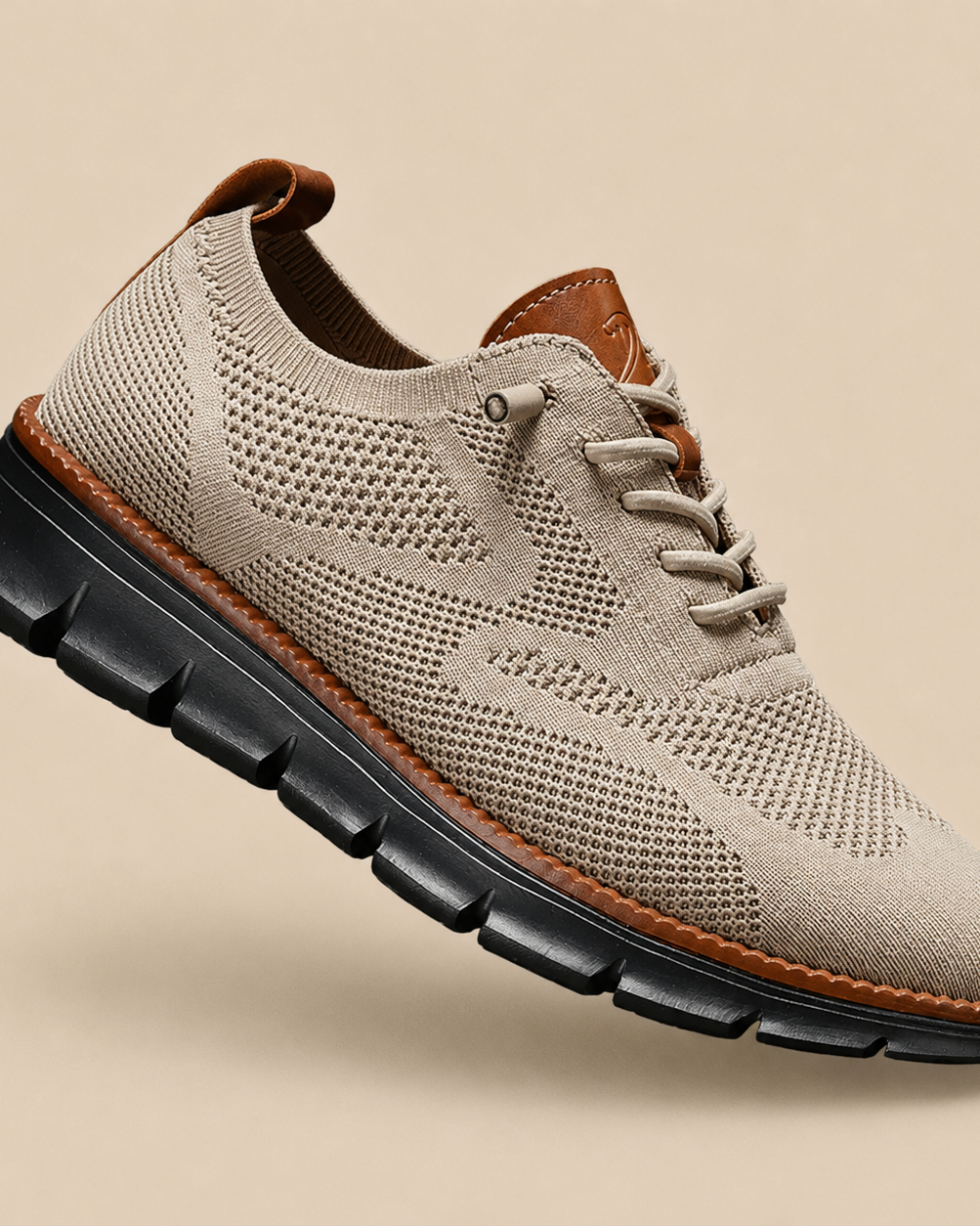 All-Day Ultra-Komfort-Walker mit gepolsterter Unterstützung - Braun-Schwarz - Walking Shoes - Concept Fashionlab Boutique