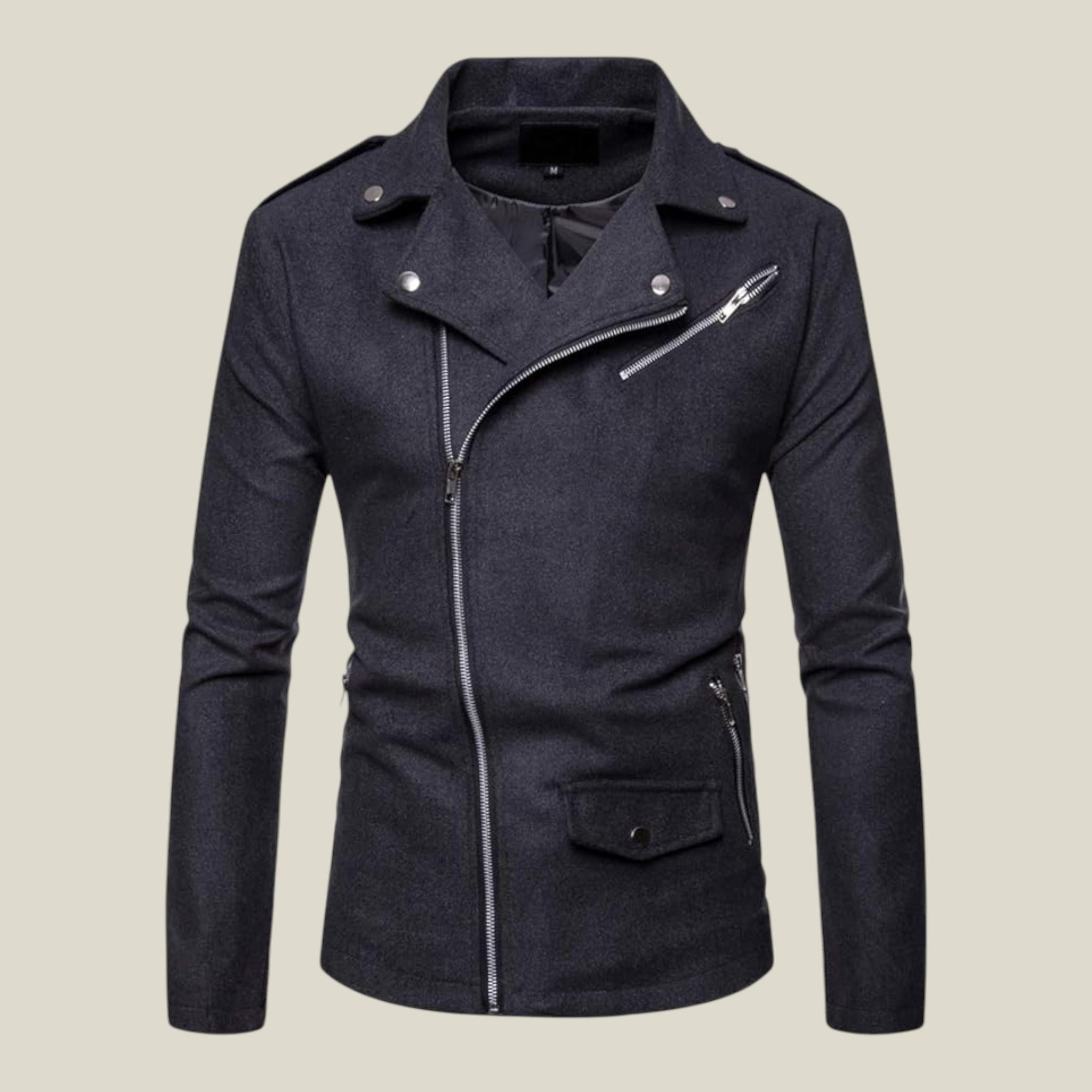 Asymmetrische Reißverschluss-Herrenjacke-Concept Fashion Lab