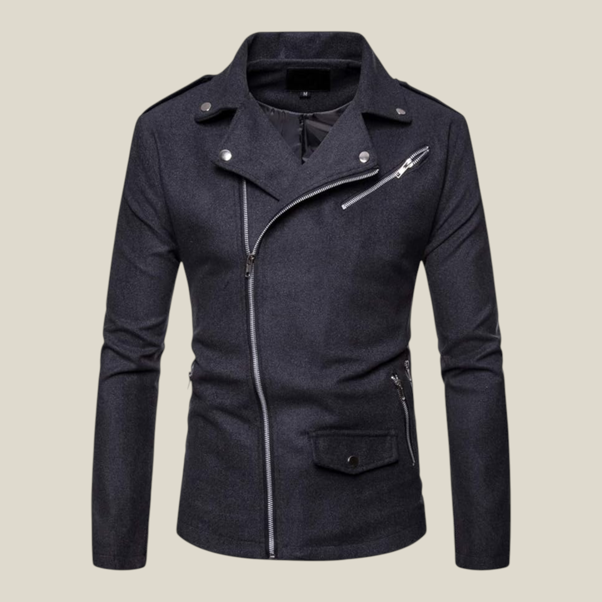 Asymmetrische Reißverschluss-Herrenjacke-Concept Fashion Lab