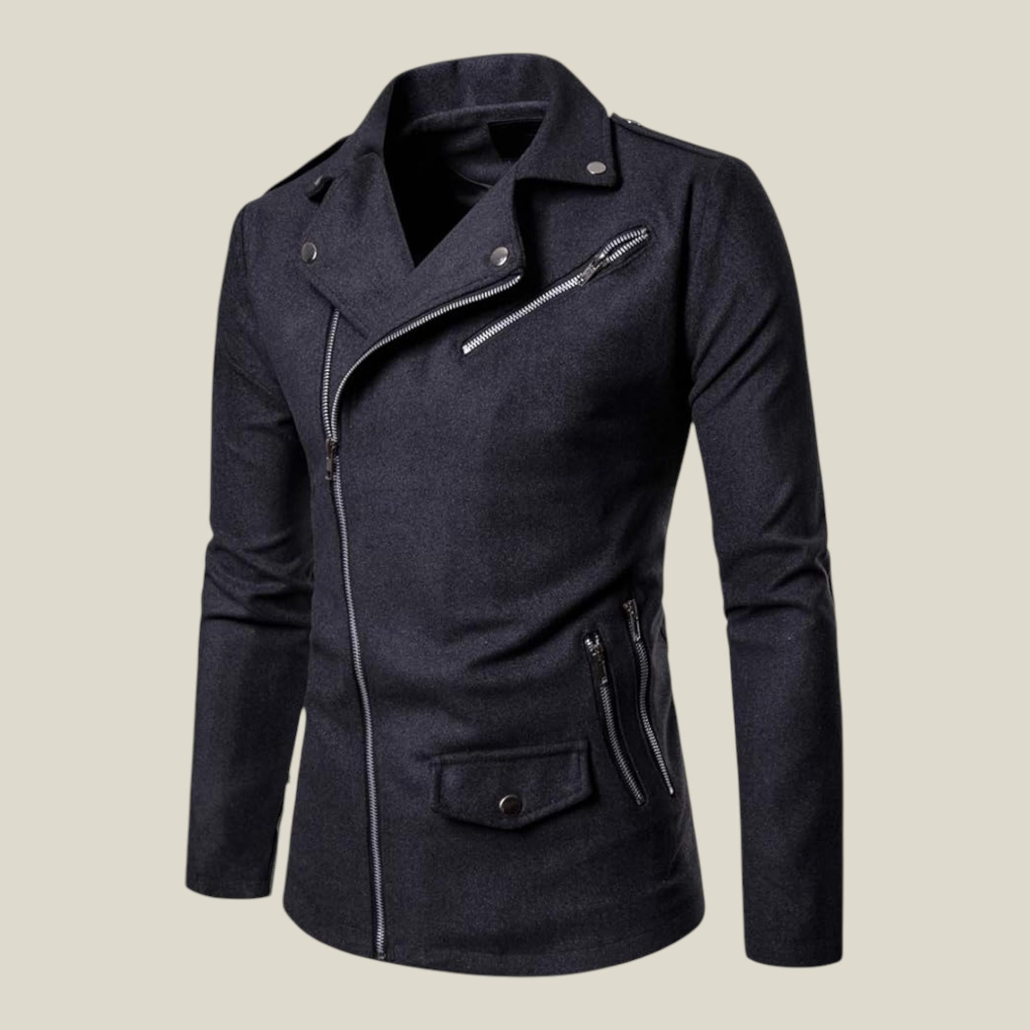 Asymmetrische Reißverschluss-Herrenjacke-Concept Fashion Lab