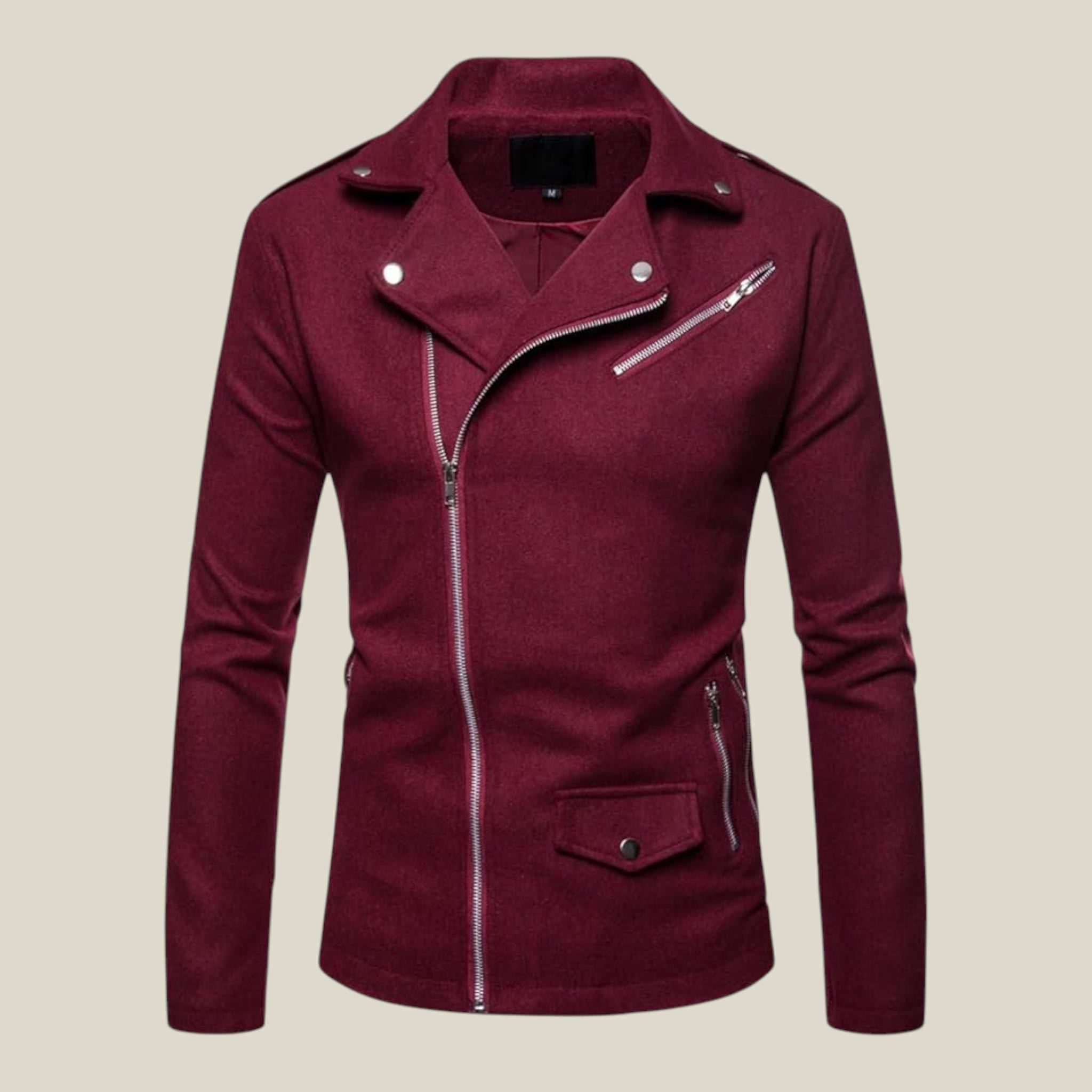 Asymmetrische Reißverschluss-Herrenjacke-Concept Fashion Lab