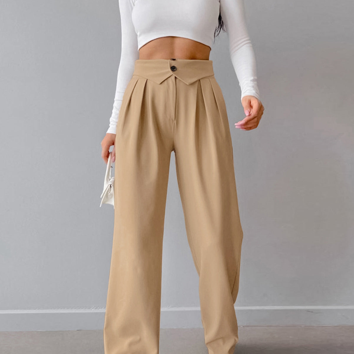 Street Hose mit Umschlagbund Damen