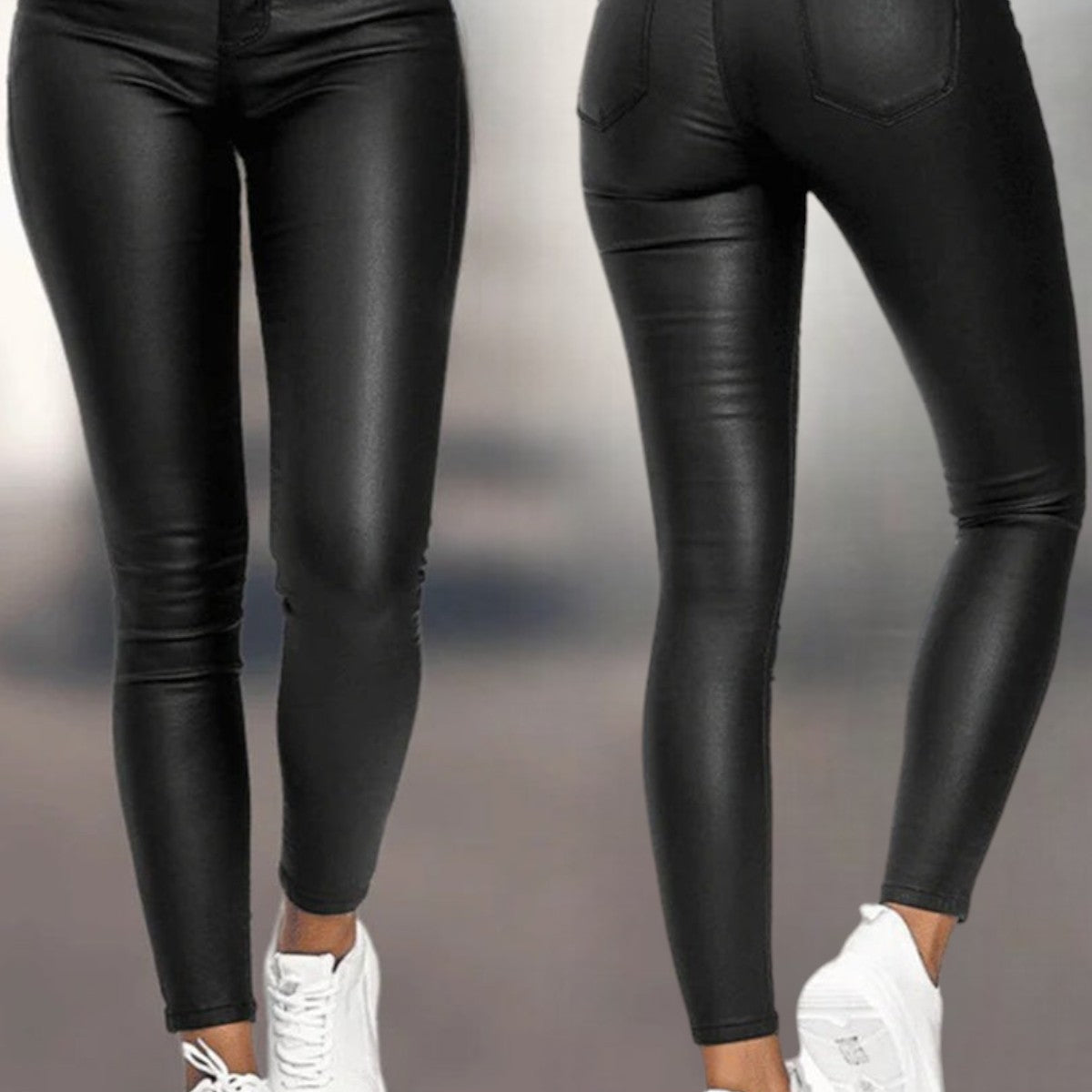 Kunstleder-Skinny-Hose – Ultra-schlank, figurbetonend, Must-Haves für den Abend