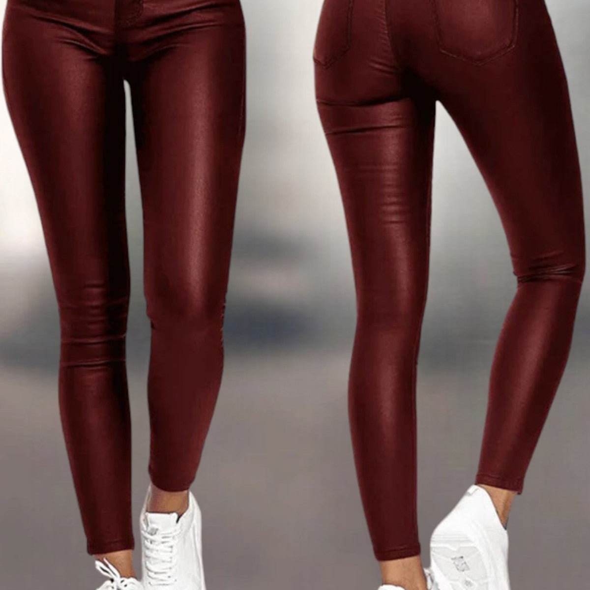 Kunstleder-Skinny-Hose – Ultra-schlank, figurbetonend, Must-Haves für den Abend