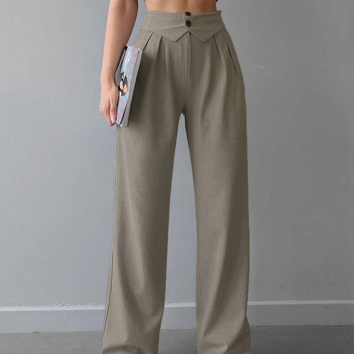 Street Hose mit Umschlagbund Damen