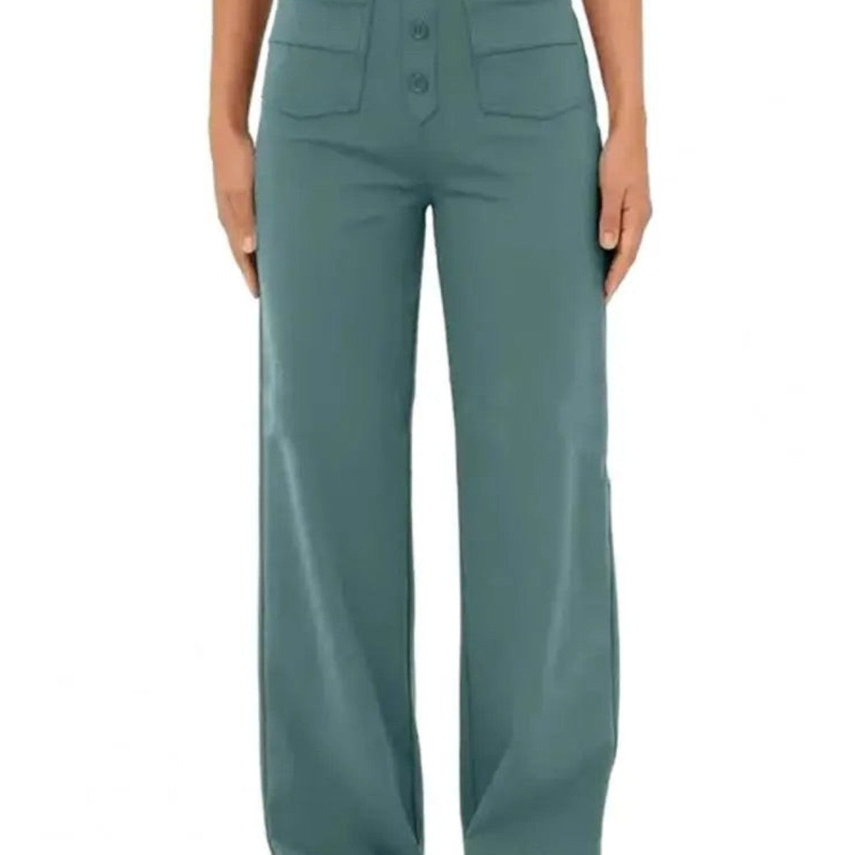Ivy Hose mit hohem Bund und weitem Bein, elastisch