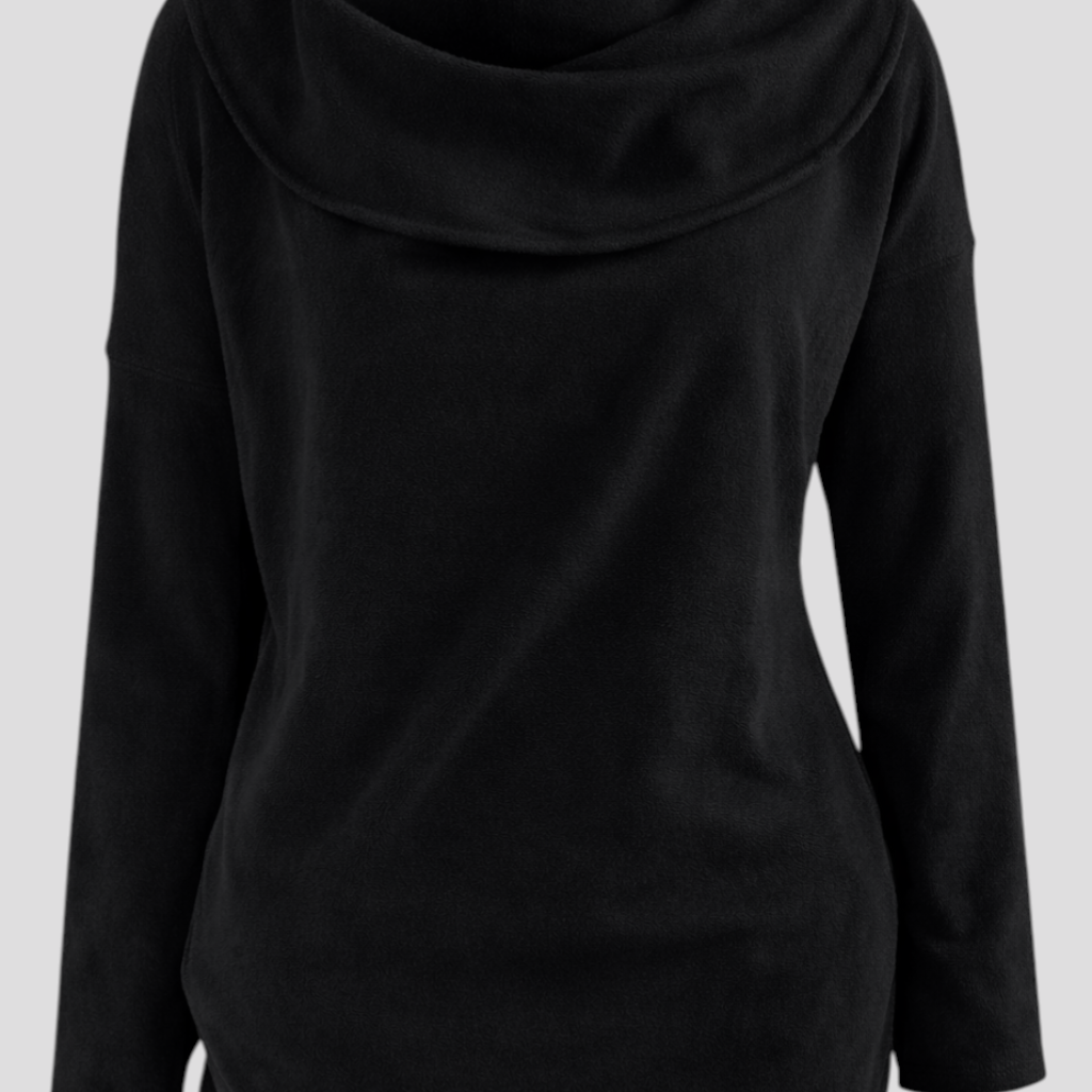 Stilvoller Pullover mit Rollkragen und praktischen Vordertaschen