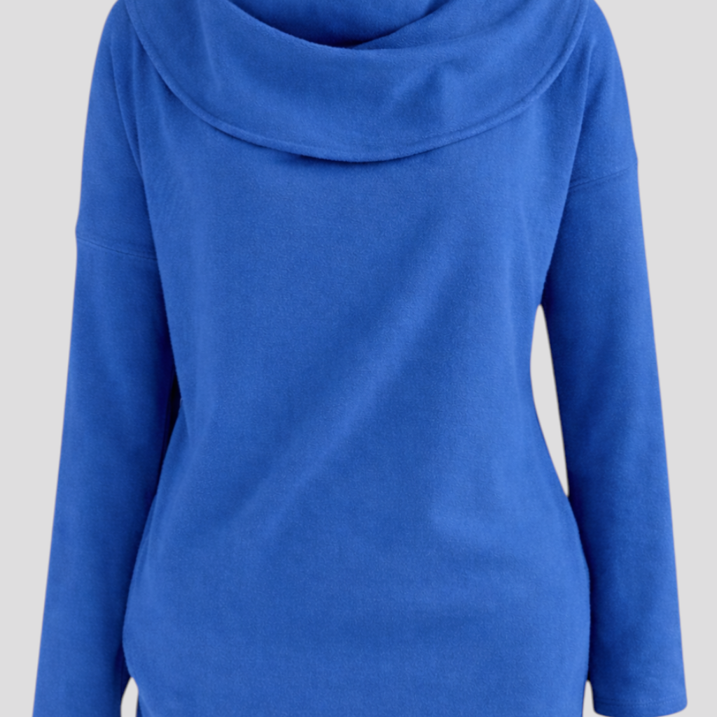 Stilvoller Pullover mit Rollkragen und praktischen Vordertaschen