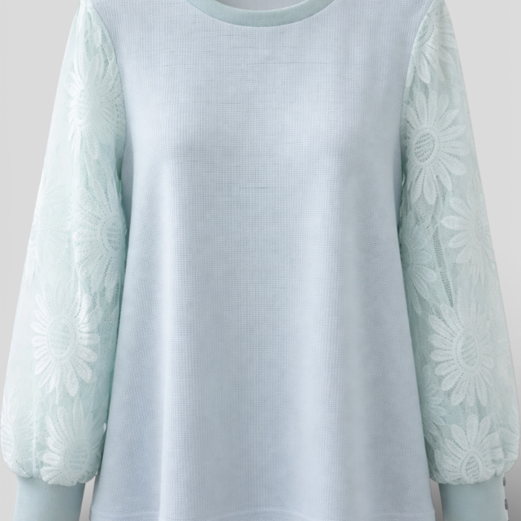 Luxuriöser gestrickter Pullover Damen