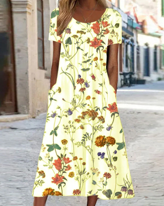 Lila – Kleid, das mühelos den Bauch bedeckt - Dunkelblau 4XL - - Cow Clothing