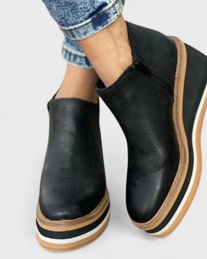 Elegante Unisex Allw - Schwarz - All-Weather Shoes - Concept Fashionlab