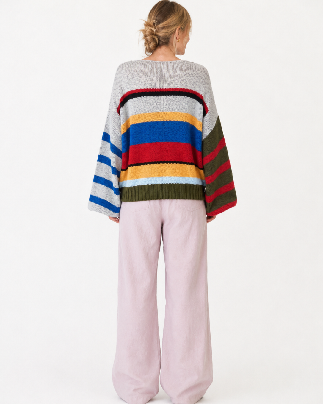 Camila | Damen-Winter-Strickpullover in Mehrfarben - - Sweater - Concept Fashionlab