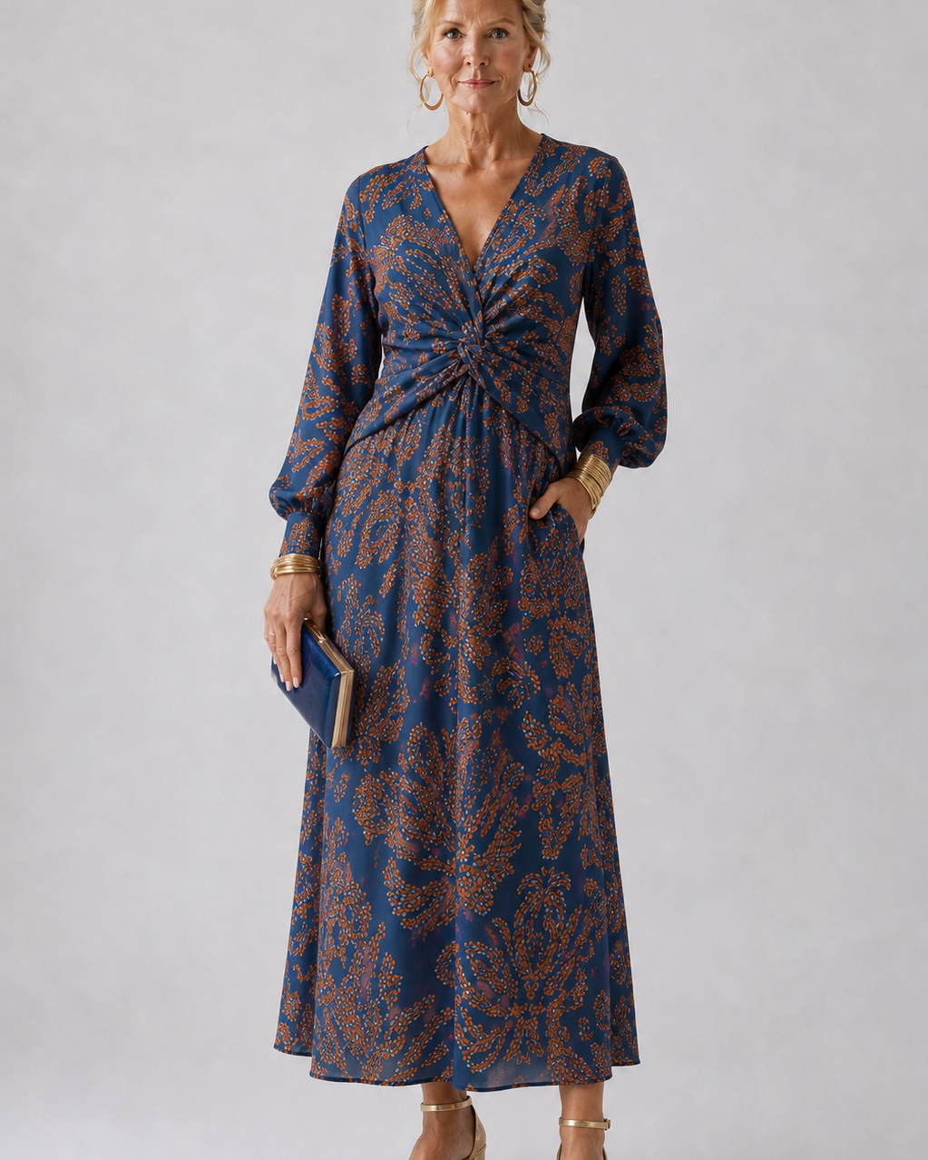 Kleid mit Blumendruck - - - DUUWE