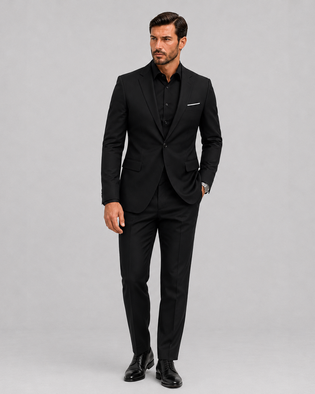 Eleganter Herren Slim-Fit Anzug für festliche Anlässe & Hochzeiten - - Pakken - Lunelle