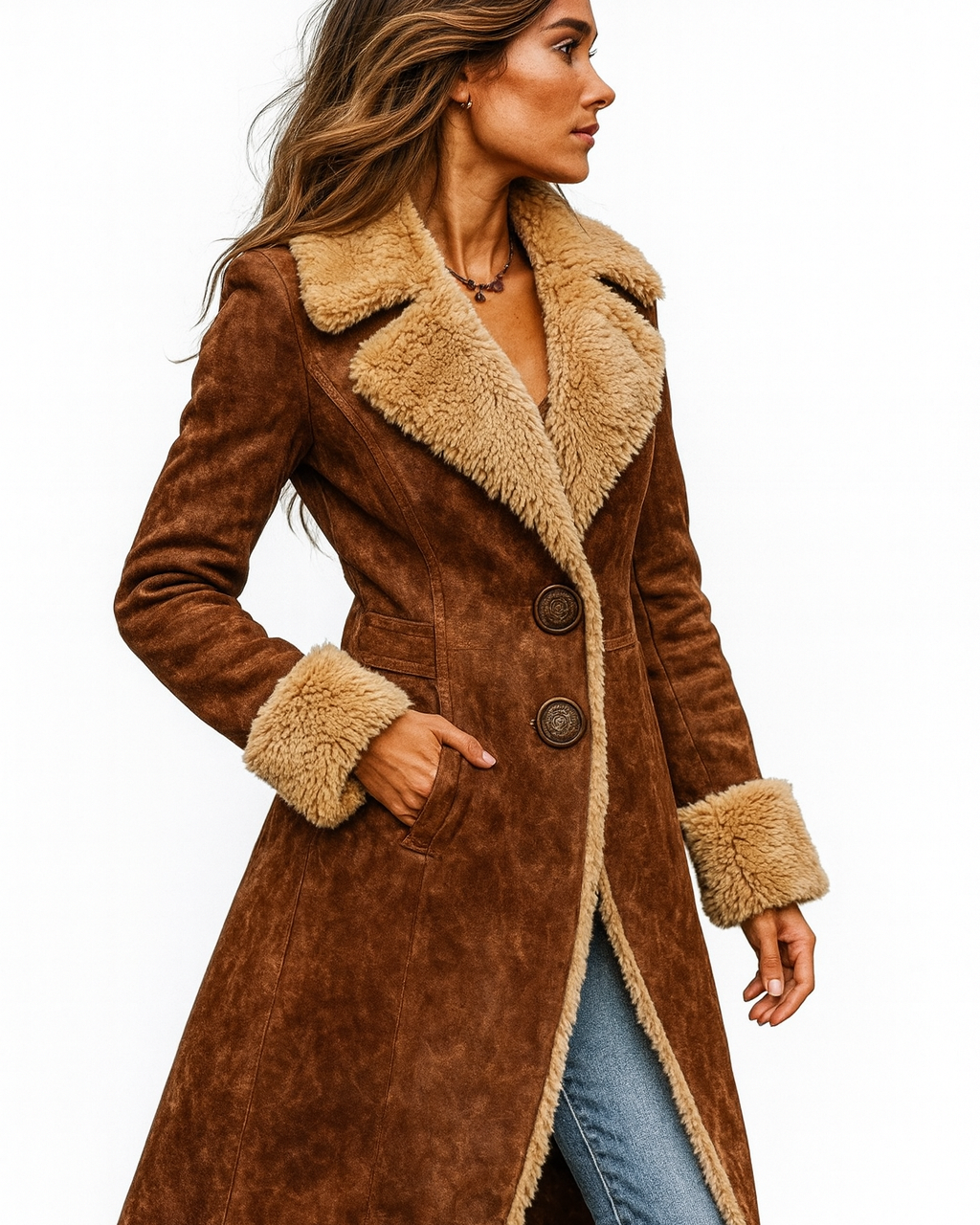 Zeitlos eleganter Mantel Damen - - Damen > Mäntel - Concept Fashionlab