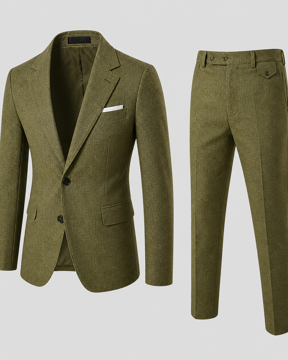 Herren Leinenanzug Slim-Fit - Sommerliche Eleganz - - Suits - Lunelle