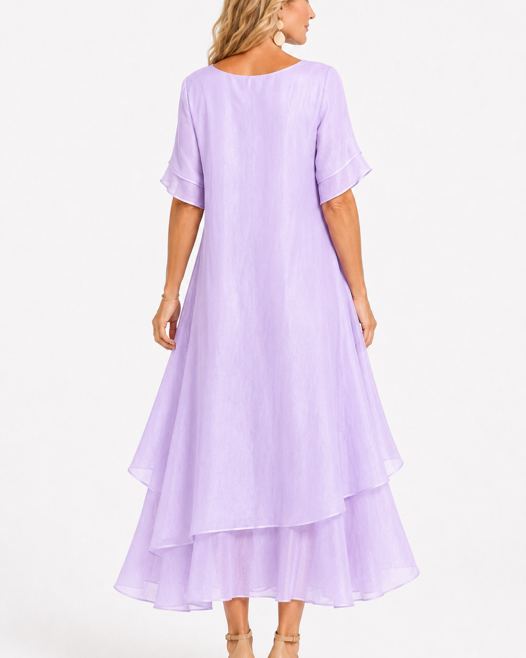 Damenkleid Elegant Fließend - Zeitloser Stil für jeden Anlass - - Dress - Concept Fashionlab