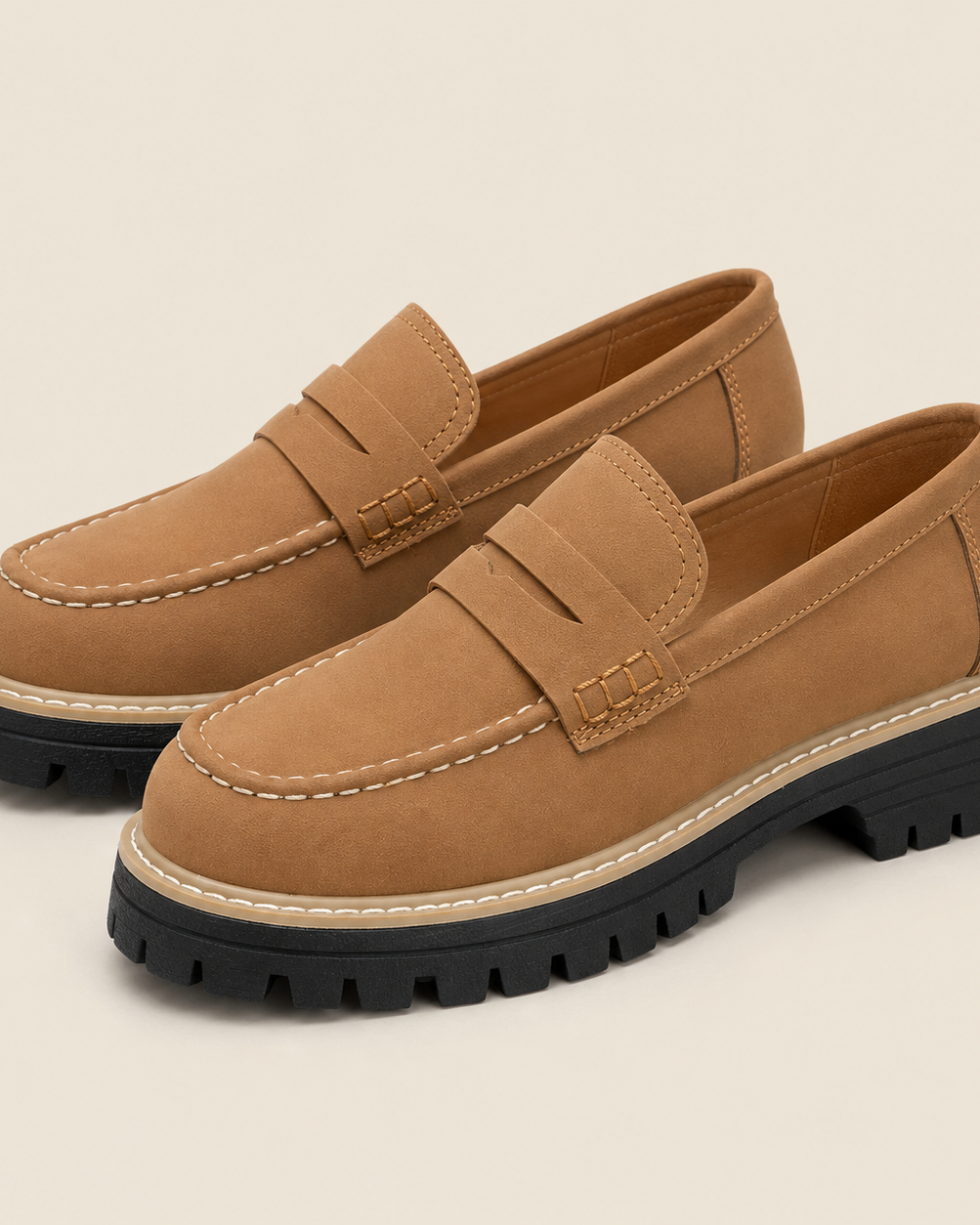Damen Loafer: elegant und bequem - Braun - Damen > Loafer - Concept Fashionlab