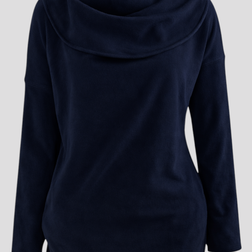 Stilvoller Pullover mit Rollkragen und praktischen Vordertaschen