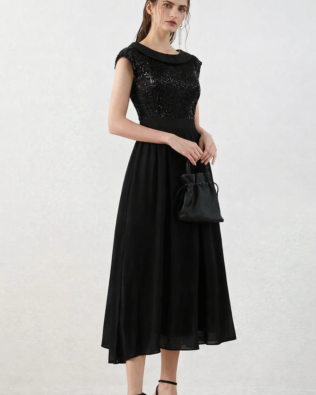 Texturiertes Tüll-Jumpsuit - luxuriöser, müheloser Glamour Damen - - Jumpsuit - Concept Fashionlab