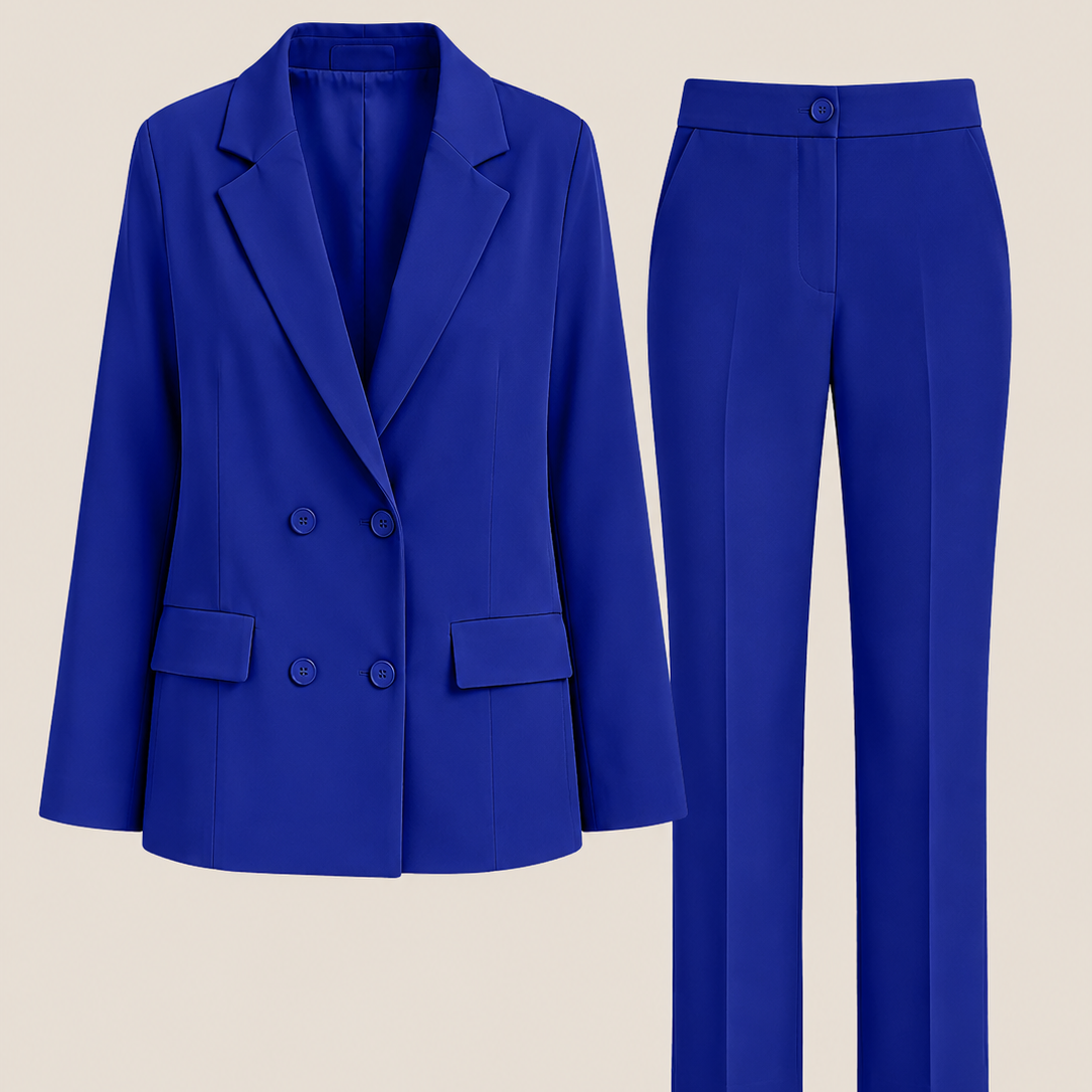 Eleganter Anzug: raffinierter Look - Blau - Suit - Concept Fashionlab