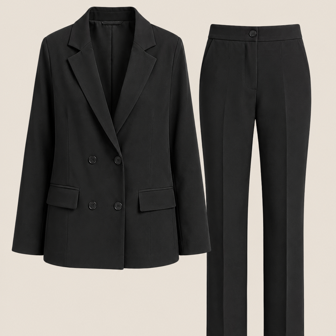 Eleganter Anzug: raffinierter Look - Schwarz - Suit - Concept Fashionlab