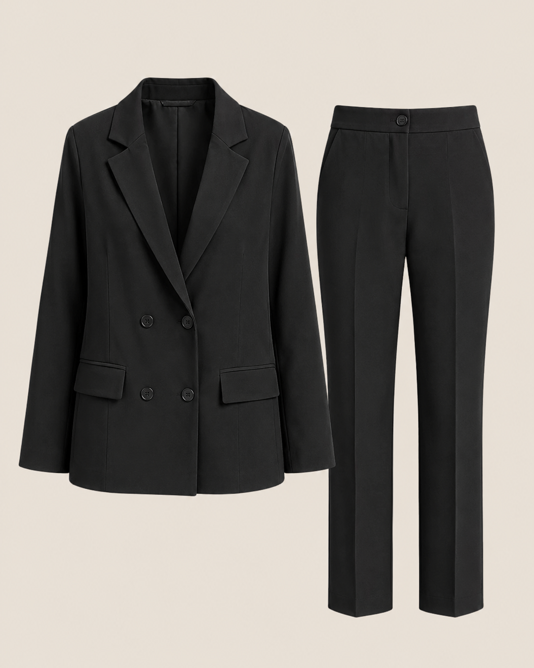 Eleganter Anzug: raffinierter Look - Schwarz - Suit - Concept Fashionlab