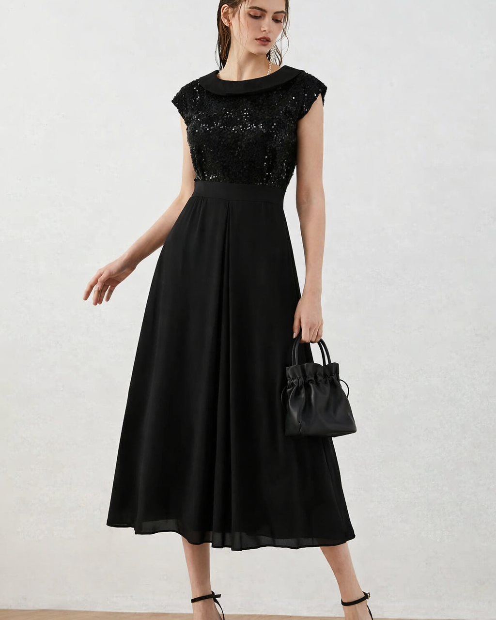 Texturiertes Tüll-Jumpsuit - luxuriöser, müheloser Glamour Damen - - Jumpsuit - Concept Fashionlab