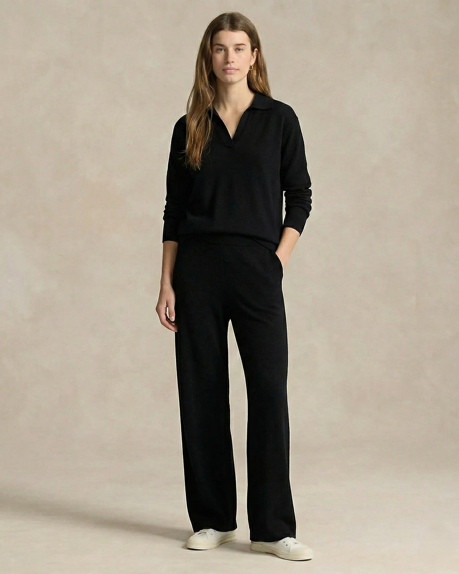 Polo-Strick-Set – müheloser Stil, ganztägiger Komfort - - Two-Piece Set - Concept Fashionlab