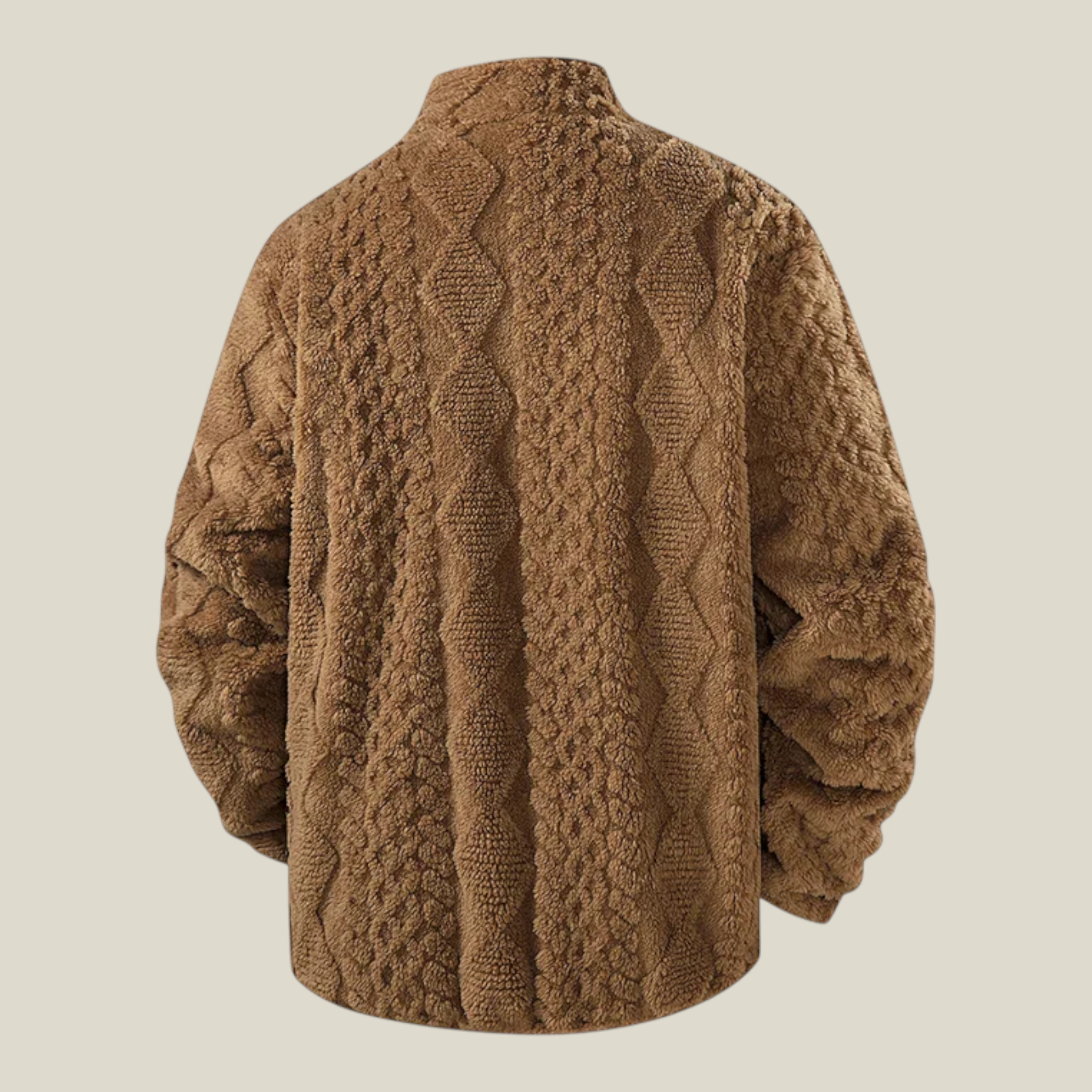 Gemusterte Winterjacke für Herren-Concept Fashion Lab