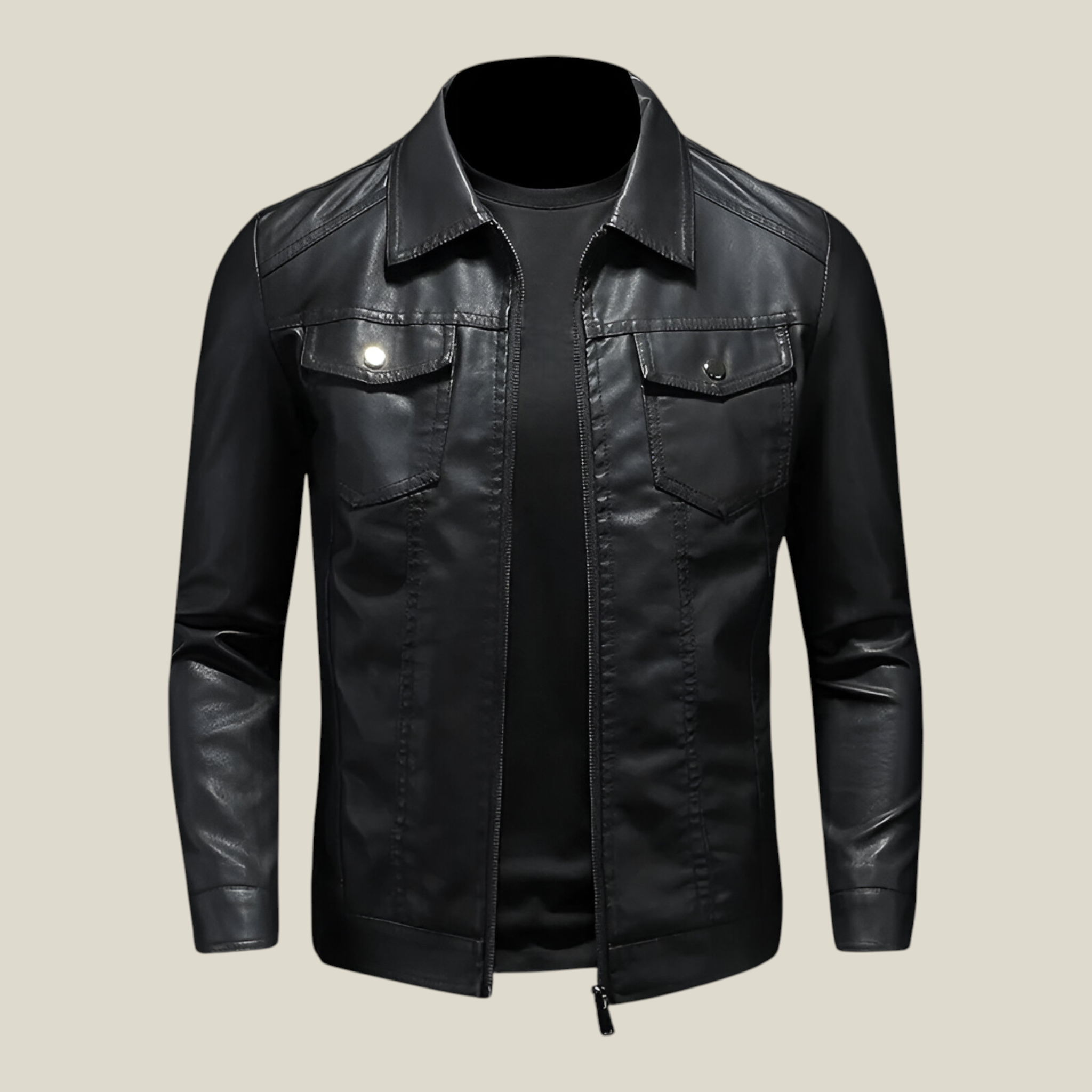 Herren-Freizeitjacke mit Reißverschluss-Concept Fashion Lab