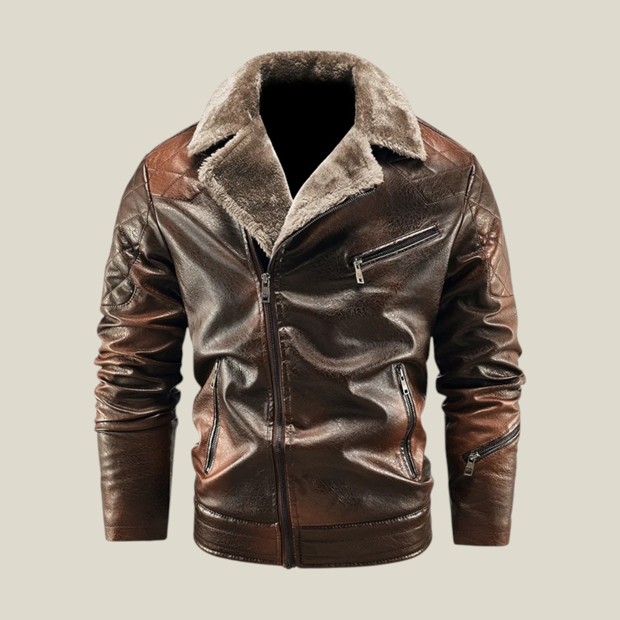 Herren-Winterjacke mit breitem Kragen-Concept Fashion Lab