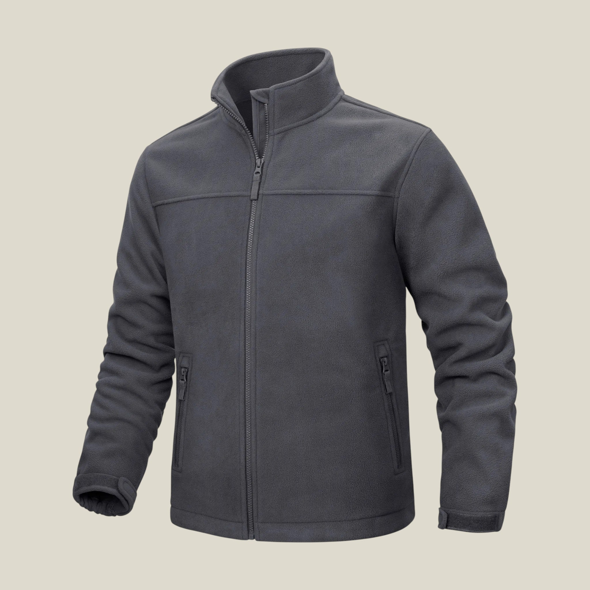 Herren Fleecejacke mit hohem Kragen-Concept Fashion Lab