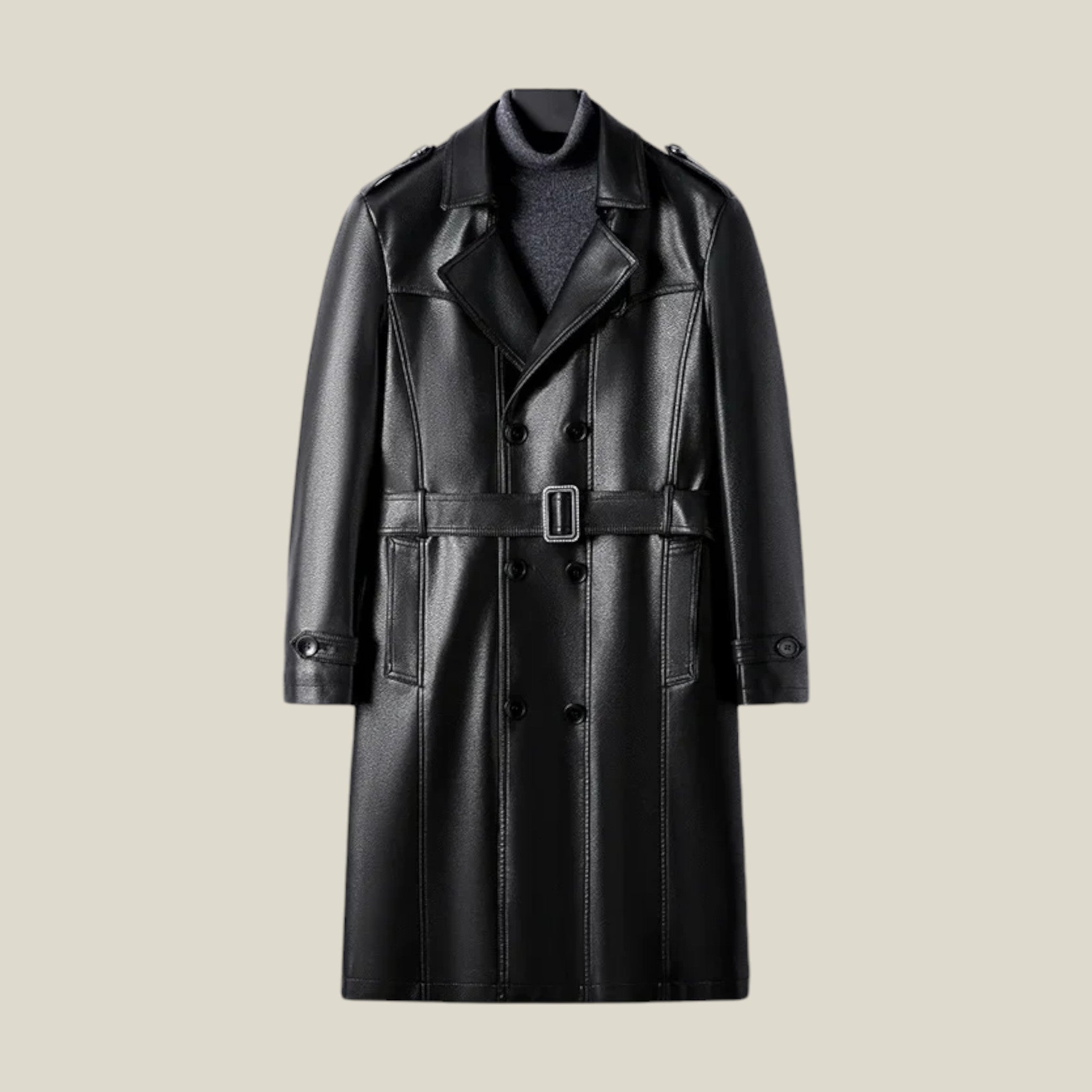 Herren Knielanger Windbrecher Mantel