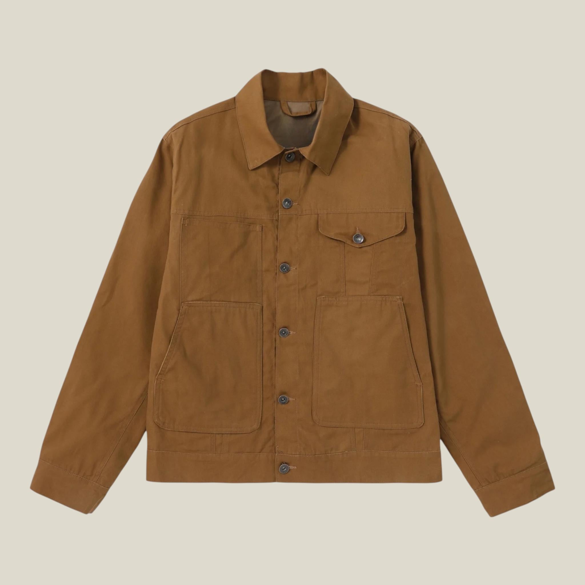 (Filson Tin Cloth) Herren Robuste Arbeitsjacke aus Canvas