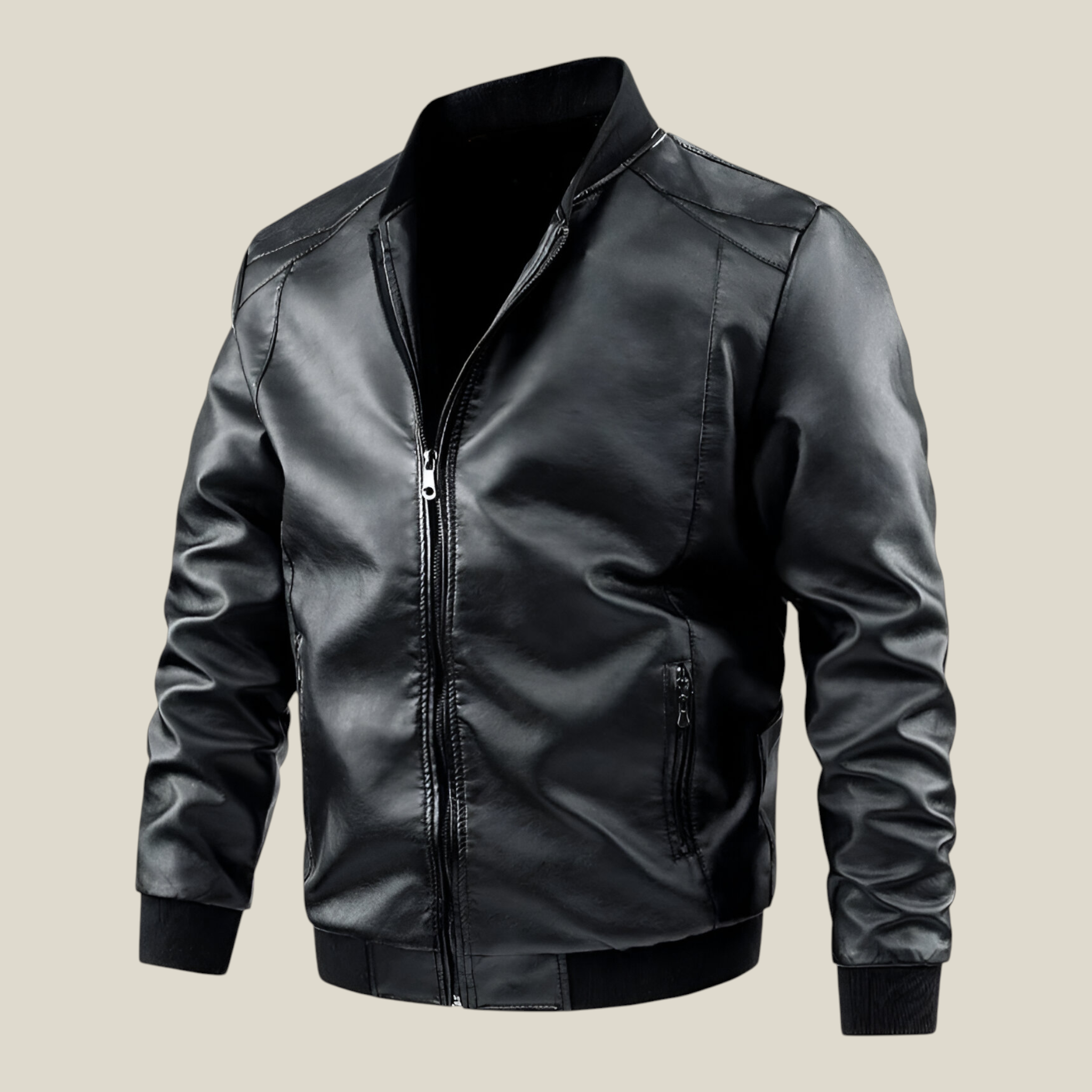 Herren Schlank Motorradjacke-Concept Fashion Lab