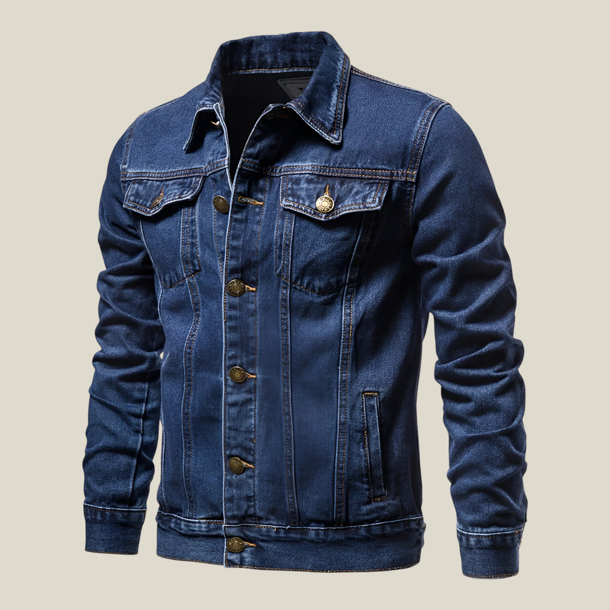 Herren Schlanke Passform Denimjacke-Concept Fashion Lab