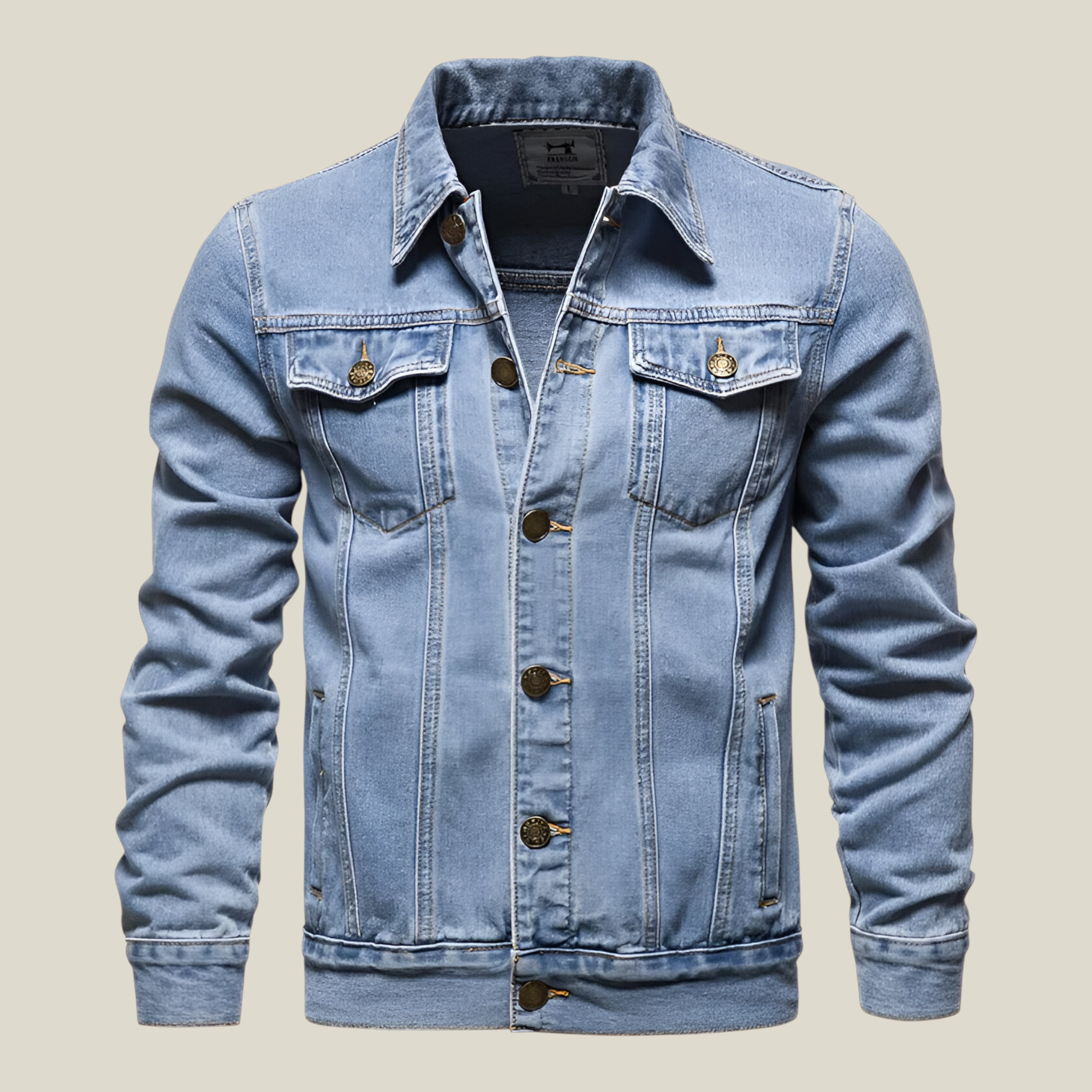 Herren Schlanke Passform Denimjacke-Concept Fashion Lab
