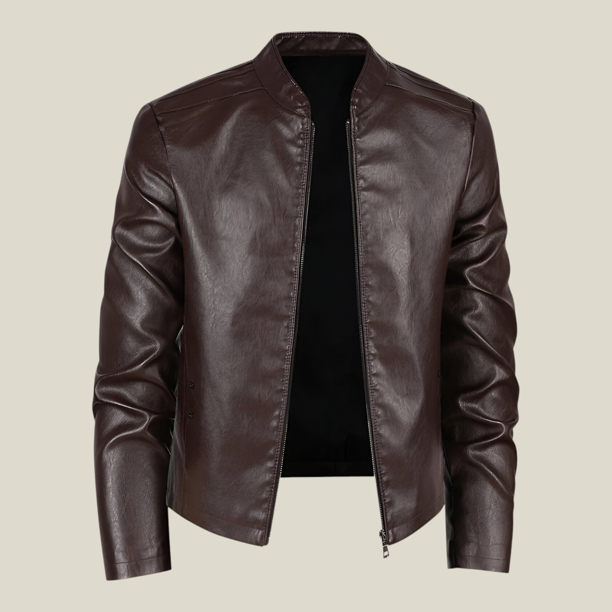 Herren Schlanke Passform Motorradjacke-Concept Fashion Lab