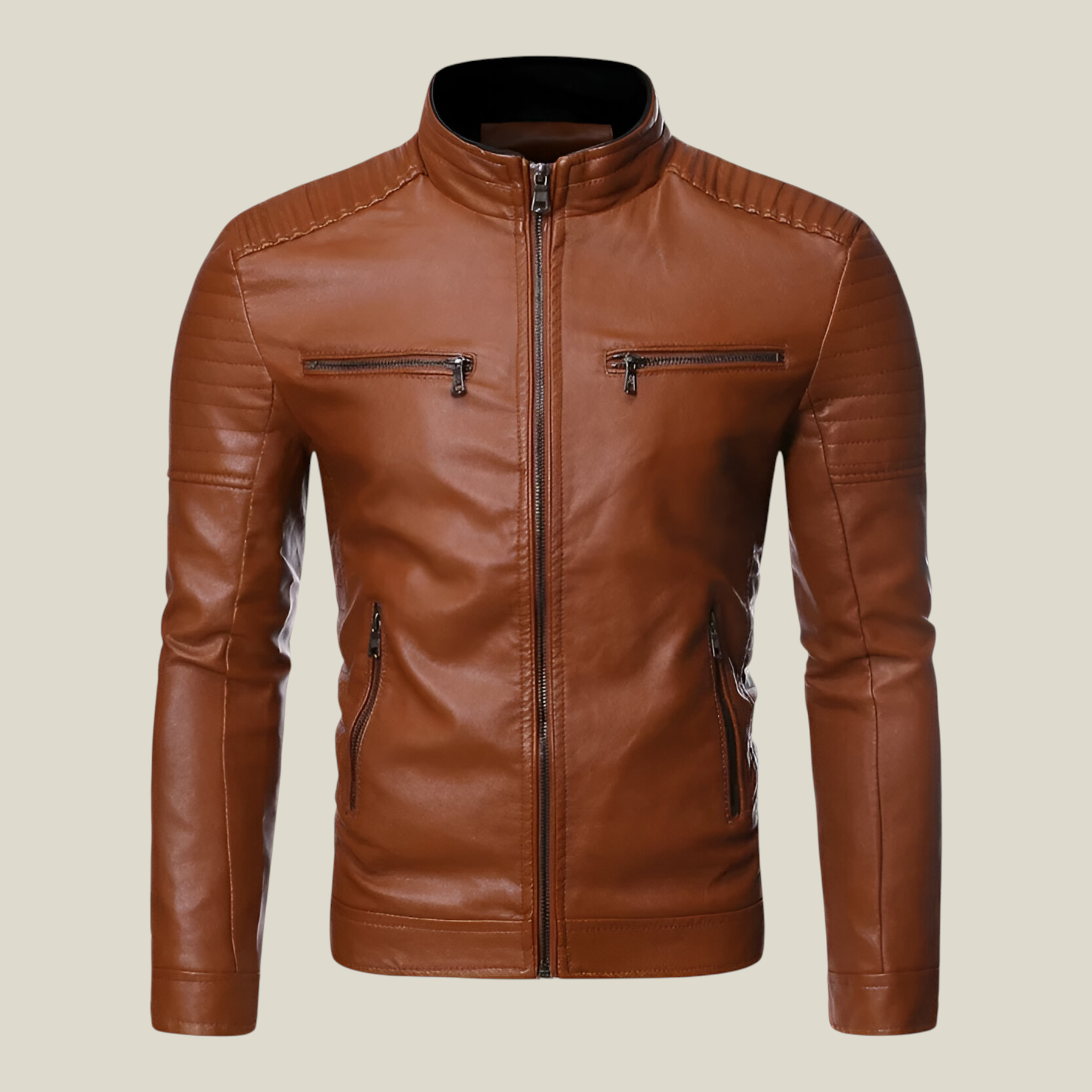 Herrenjacke mit geripptem Schulterdetail-Concept Fashion Lab